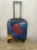 Maleta de ruedas para niños al por mayor caja de cabina de dibujos animados 18 pulgadas equipaje lindo rueda universal caja de regalo Caja de contraseña para niños