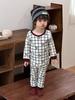 2026 Ropa Coreana Nueva para Niños y Niñas de Otoño e Invierno, Pijamas de Casa de Otoño e Invierno, Ropa Clase A para Bebés, Conjunto de Ropa para Casa