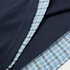 Camisa Polo de Hombre Parche Cuadros Falso Dos Piezas, Camiseta Casual de Manga Corta a la Moda de Verano Estilo Europeo y Americano con Sentido del Diseño