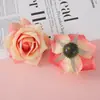 Punto decoración accesorios de flores artificiales cabeza tela de seda flor artificial falsa accesorios de fotografía decoración de pared de flores de boda flores al por mayor