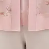 Conjunto de top de manga larga para mujer de mediana edad, ropa de madre, nueva colección de otoño 2026, nuevo conjunto de punto de algodón para mujer de mediana edad