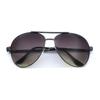 Lentes de Sol para Hombre de Montura Grande al por Mayor Espejo Sapo Montura Ovalada Lentes Lisos Ciclismo Exterior Moda Blackout Nuevo Sol