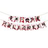 Novo Halloween Halloween bandeira banner tamanho pequeno decorações de flores festa adereços para decoração de fotos