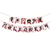 Bandera Triangular de Papel de Halloween para Fiesta, Banderín de Carnaval Transfronterizo, Suministros para Fiesta, Decoración