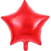Atacado Amazon balão de alumínio engrossado estrela de cinco pontas de 5 polegadas suprimentos para decoração de local de festa de casamento de aniversário
