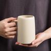 T Vaso para Enjuague Bucal Doméstico Transparente con Asa Vaso para Enjuague Bucal Vaso para Cepillo de Dientes con Asa Portátil