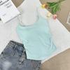 Puro Deseo Camisola Plisada de Perlas Dulce y Picante Ropa Exterior para Mujer con Almohadilla para el Pecho Espalda Hermosa Top Sexy Ropa Interior a Cuadros