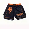 Pantalones cortos de entrenamiento de Muay Thai, lucha UFC, boxeo Sanda, pantalones cortos deportivos estampados para fitness, pantalones cortos de lucha MMA, al por mayor en stock