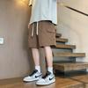 Shorts de ferramentas para homens 2024 verão novo americano retrô plus size calças soltas casuais esportivas calças de desgaste externo