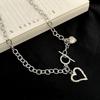 Spice Girl Estilo Prata Amor Colar Mulheres ins Hip-hop Clavicle Chain 2022 Novo Estilo Simples Elegante Acessórios Colar Corrente