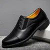 Zapatos casuales para hombre, nueva colección otoño 2026, modernos y a la moda, diseño de tres correas, adecuados para negocios y trabajo, punta redonda, suela suave, zapatos de cuero para hombre
