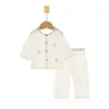 Ropa de Casa para Bebé Recién Nacido Traje de Top Delgado Ultrafino Algodón de Ensueño Verano Pantalones Holgados para Niños Aire Acondicionado para Bebé