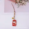 Año del Tigre Campana Lindo Colgante para Teléfono Móvil Año Nuevo Buena Suerte Memoria USB Lanyard Corto Cadena para Teléfono Móvil Colgante Tendencia