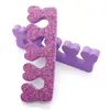 Separador de Dedos para Uñas de Pies Esponja de Eva Separador de Dedos de Pies y Manos Esponja Separadora de Dedos Herramienta de Aislamiento para Esmalte de Uñas Herramienta Auxiliar
