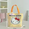 Nueva Bolsa de Lona Estilo Dibujo Animado Linda Gatito Bolso de Mano para Estudiante Versátil de Verano Ropa de Trabajo Bolsa de Gran Capacidad