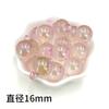Contas redondas de acrílico 16mm furo para pendurar coloridas UV luminosas contas para bordar material para joias diy contas soltas acessórios para joias