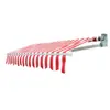 Toldo retráctil eléctrico, toldo retráctil de aleación de aluminio para tiendas y comercios, operación manual, adecuado para uso doméstico, retráctil