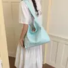 Bolsa de Gran Capacidad para Mujer 2026 Nuevo Estilo Verano Bolso de Hombro para Estudiante Universitaria Bolso Cruzado Texturizado para Mujer Bolso Tote para el Trabajo