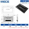 Accesorios para Flight Case de Acero Inoxidable Asa de Resorte Tapa Plegable Asa de Anillo Chasis de Madera Empotrado Asa para Caja de Baterías