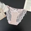 Museo Suave de Mariposa~Bragas de encaje sexy y de deseo puro estilo francés para mujer, abertura alta, transpirables, con refuerzo de algodón puro, calzones para mujer