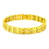 Pulseira de ouro europeia e americana versão coreana da nova retenção de cor ouro variedade de pulseira feminina temperamento senhoras joias versáteis
