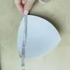 Insertos de Almohadilla para el Pecho Ultra Delgados para Sujetadores de Espalda Bonita, Almohadillas Triangulares Anti-Bulto de Imitación de Látex de Repuesto, Almohadillas para el Pecho de Sujetadores Deportivos, Almohadillas de Esponja