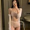 Traje de baño vintage a cuadros para mujer, estilo dulce, puro deseo, pequeño, fragante, con pecho plano, adelgazante, cintura alta, que cubre el vientre, dividido.