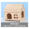 Casa Refugio para Pájaros con Fondo Deslizable, Casa de Madera para Loro, Peonía Piel de Tigre, Monje, Viento Negro, Nido Pequeño para Pájaros Solares, Adecuado para Todas las Estaciones