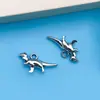 Mezcla de 8 Animales Dinosaurios Herbívoros Lindos de Dibujos Animados Colgante de Aleación de Zinc Accesorios de Joyería para Pulsera DIY Collar Llavero