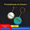 Chaveiro de Metal do Fabricante Design Personagem de Desenho Animado Design Pingente Periférico Pintura Esmalte Chaveiro Criativo de Publicidade