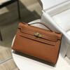 Mini Bolso Kelly Primera Generación 22 Bolso de Mano para Mujer Mini Bolso de Noche Clutch Piel de Vaca Swift Tejido Liso Tendencia Transfronteriza