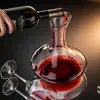 Venta al por mayor Jarra de Cristal para Vino Tinto Vasos de Vino de Lujo Ligero Jarra para Decantar Vino Jarra para Decantar Vino Casera con Asa Supermercado Envío Directo