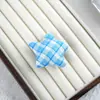 Horquilla de Estrella Linda de Dibujos Animados Muñeca de Tela Estrella de Cinco Puntas Accesorio para el Cabello DIY Broche Decoración Accesorios para Ropa Materiales