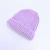 Gorro de invierno infantil superventas transfronterizo, nuevo estilo otoño/invierno, gorro de punto grueso para niños y niñas, cálido y versátil