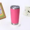 Taza para coche personalizada de gran venta de 20 oz con recubrimiento en spray, taza aislada de acero inoxidable 304 para oficina, taza de agua portátil para coche, taza para domar el hielo