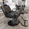 Silla de Barbería de Moda Famosa en Internet, Silla Específica para Cortes de Cabello en Salón, Asiento Reclinable y Ajustable para Peluquería, Permanente y Teñido
