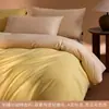 Conjunto de cama de alta qualidade de 100S 100% algodão, espessado, escovado, de quatro peças para outono e inverno, com lençóis quentes de algodão puro, capa de edredom e lençol com elástico, atendendo aos padrões de segurança Classe A para mães e bebês