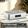 Fogão de Buffet em Aço Inoxidável, Fogão Elétrico para Pratos Quentes de Cantina, Panela Térmica Transparente com Tampa Articulada, Fogão de Aquecimento para Café da Manhã de Hotel