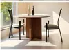Soporte de pata de mesa redonda patas de mesa de madera maciza mesa de comedor base de mármol travertino pata de mesa cilíndrica irregular cono chino