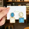 Brincos de Pérola Geométricos com Pino de Prata 925 para Mulheres, Brincos de Franja Modernos, Brincos de Luxo, Brincos Elegantes Retrô Venda por Atacado