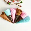 Venda direta da fábrica tubo crocante de cone simulado argila leve lama de neve cola creme acessórios para brincar de comida DIY brinquedos