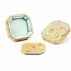 Caja de Joyería Octagonal Bordada Estilo Chino Personalizada, Pulsera Vintage, Pulsera, Caja para Colgante, Caja de Empaque para Joyería Estilo Palacio