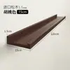 Estante de Pared de Madera Maciza para Sala de Estar, Comedor, Dormitorio, Estante Decorativo para Pared de Fondo Montado en la Pared, Estante Recto para Uñas