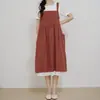 Estilo coreano transfronterizo talla grande ampliado cuello recto algodón delantal cocina horneado floral arte de uñas ropa de trabajo