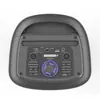 Altavoz Bluetooth Cañón Subwoofer con Micrófono K Song Alta Potencia Tarjeta USB Enchufe Cuadrado Exterior