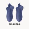 Meias Esportivas Finas Masculinas Meias de Algodão Puro Absorventes de Suor Respiráveis Cano Curto Proteção de Calcanhar Cor Sólida Antiderrapante Meias Sapatilha Masculinas