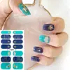 Película de Calcomanía para Uñas FF Estéreo Impermeable Sin Hornear Calcomanía Completa Estilo Simple Papel de Película para Calcomanías de Uñas de Primavera, Verano, Otoño e Invierno