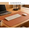 Alfombrilla de ratón extragrande de cuero de alta gama, alfombrilla de escritorio para teclado de computadora de oficina, alfombrilla de escritorio simple impermeable, personalizable