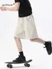 Shorts Casuais Frescos de Perna Reta Estilo Japonês 2026, Soltos e Emagrecedores, Shorts Casuais Unissex do Fabricante Original