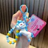 Llavero Mascota Año del Caballo 2026 Colgante de Bolsa de Buena Suerte y Atracción de Dinero para Año Nuevo Llavero de Coche para Pareja Pequeño Regalo